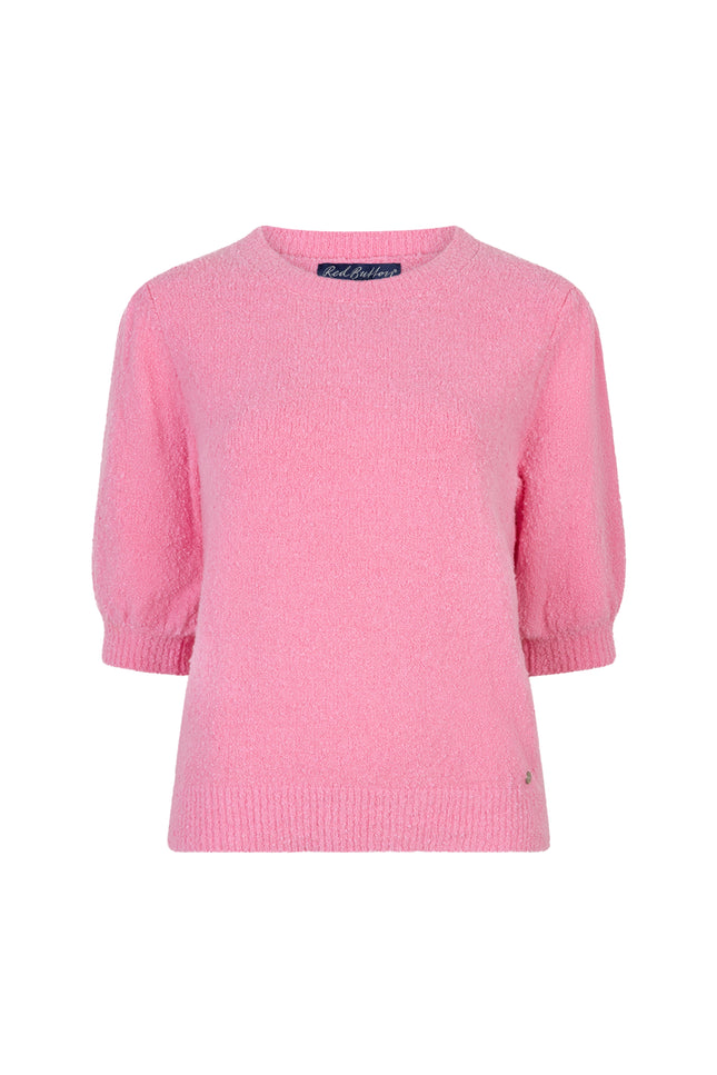 Red Button Top Sweet Popcorn Pink SRB4854 Stretchshop.nl