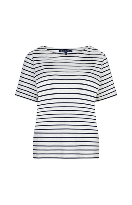 Red Button T-shirt Terry Stripe Dark Blue SRB4754 Stretchshop.nl