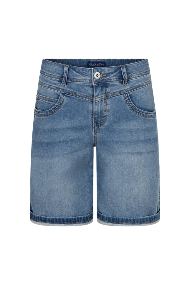 Red Button Short Relax Jog Midstone Used SRB4932 L10 Stretchshop.nl