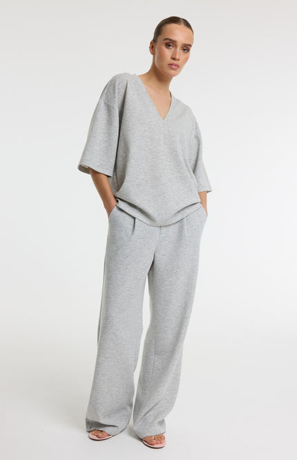 Refined Department Broek Puck Grey Melange R2603119959 Stretchshop.nl