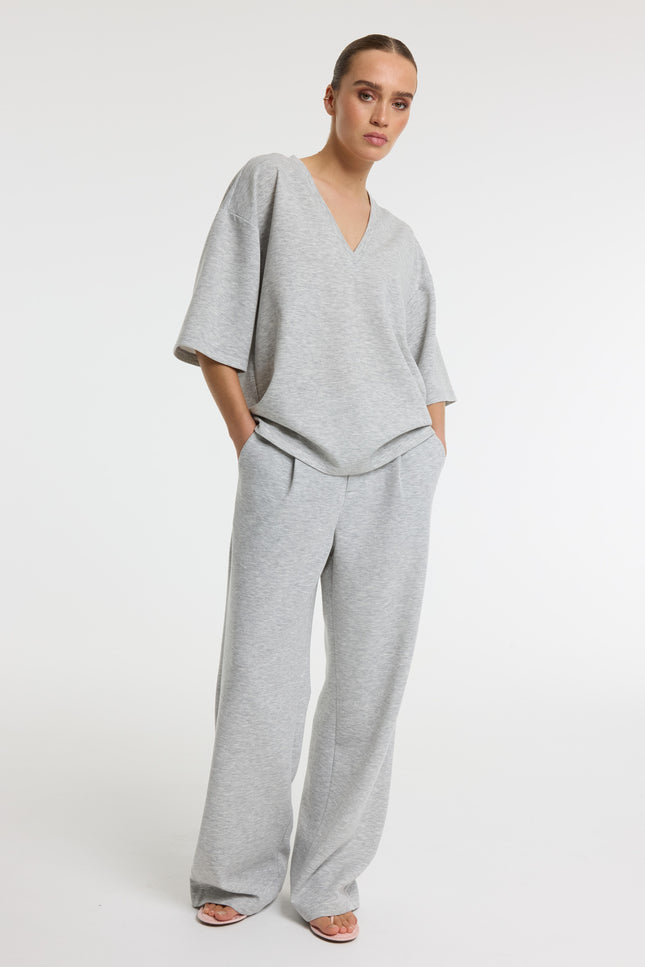 Refined Department Broek Puck Grey Melange R2603119959 Stretchshop.nl