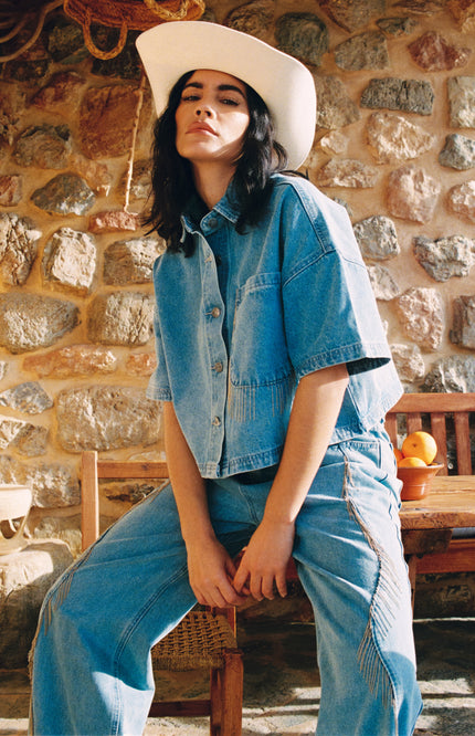 Refined Department Jeans Payton Light Blue R2603171931 Stretchshop.nl