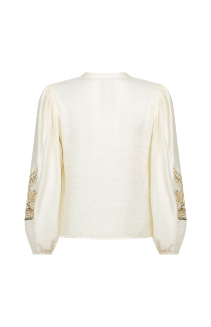 Ydence Blouse Rose Ecru Stretchshop.nl