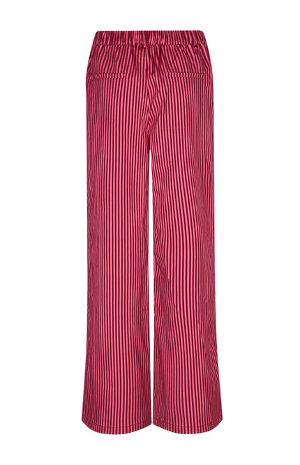 Ydence Broek Djamilla Coral Pink Burgundy Stretchshop.nl