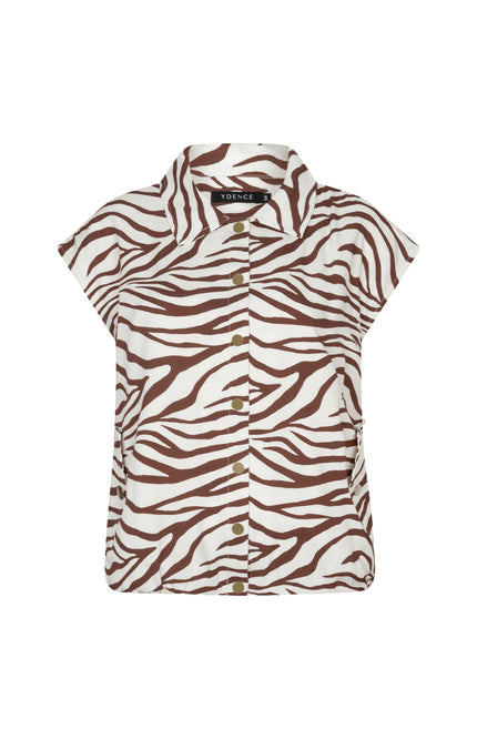 Ydence Blouse Svenna Zebra Stretchshop.nl