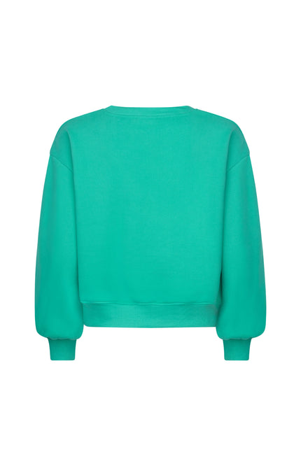 Ydence Sweater Tropical Sea Green Stretchshop.nl