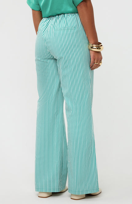 Ydence Broek Djamilla Sea Green Tall Stretchshop.nl