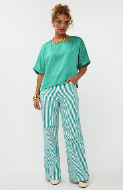 Ydence Broek Djamilla Sea Green Stretchshop.nl