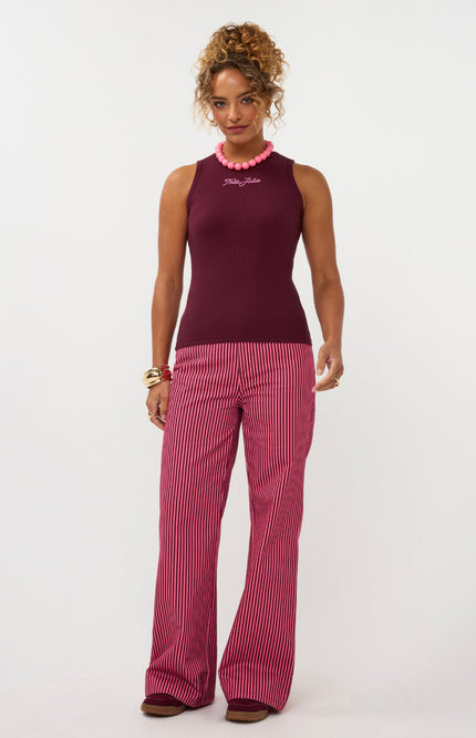 Ydence Top Très Jolie Burgundy Stretchshop.nl