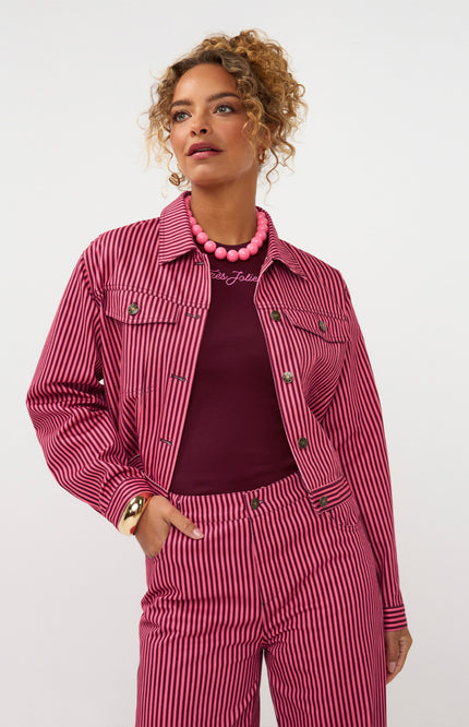 Ydence Top Très Jolie Burgundy Stretchshop.nl