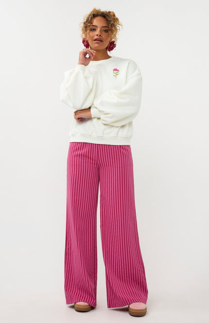 Ydence Broek Thirza Berry Pink Stretchshop.nl
