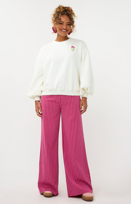 Ydence Broek Thirza Berry Pink Stretchshop.nl