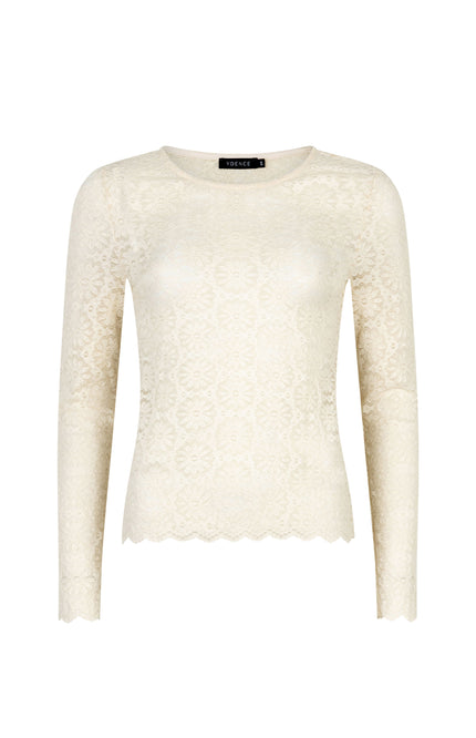 Ydence Top Loiza Ecru Stretchshop.nl