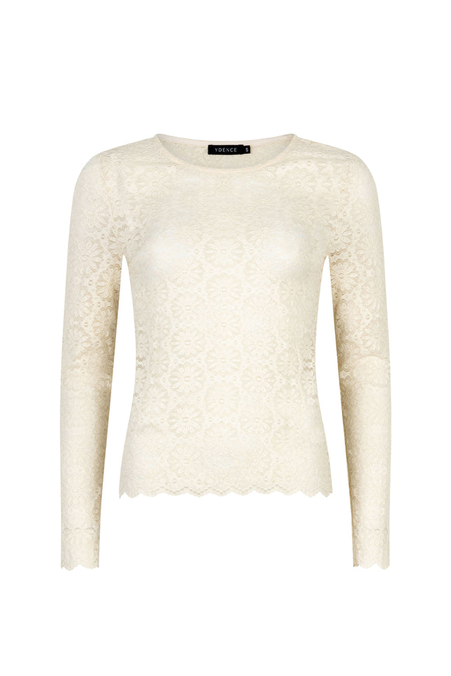 Ydence Top Loiza Ecru Stretchshop.nl