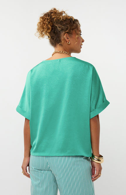 Ydence Top Hunda Sea Green Stretchshop.nl