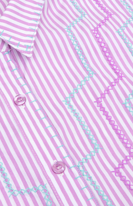 Ydence Blouse Gaby Violet Stretchshop.nl