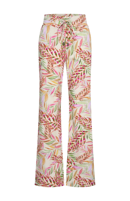 Mi Piace Heavy Travel Broek Branches Print Kit 202136 Stretchshop.nl