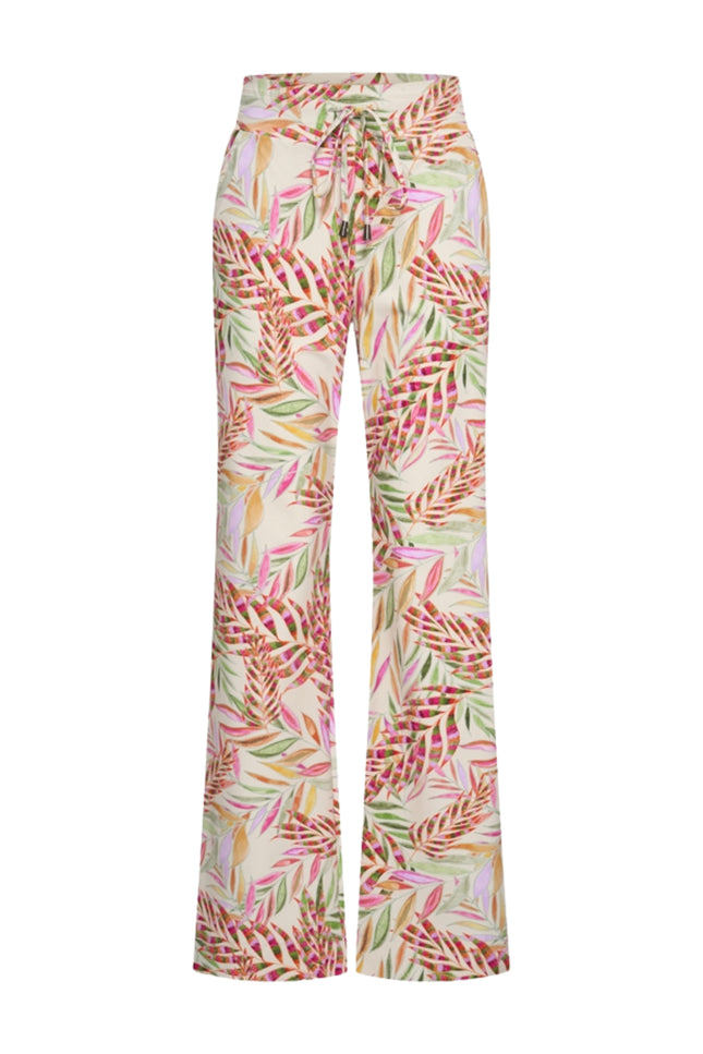 Mi Piace Heavy Travel Broek Branches Print Kit 202136 Stretchshop.nl