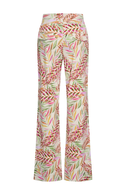 Mi Piace Heavy Travel Broek Branches Print Kit 202136 Stretchshop.nl