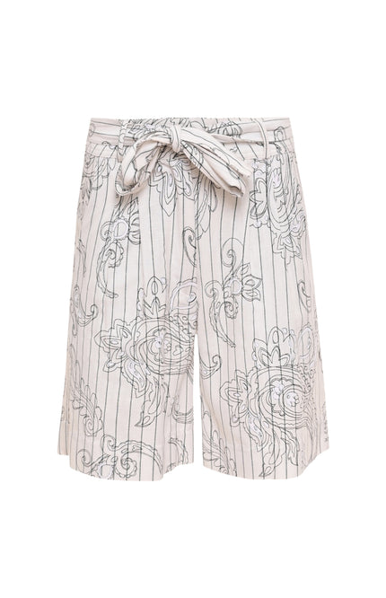 Zizo Short Nocy Black Paisley Stretchshop.nl