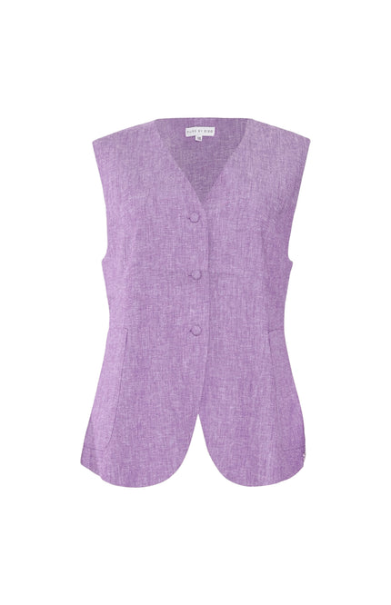Zizo Gilet Toss Lilac Stretchshop.nl