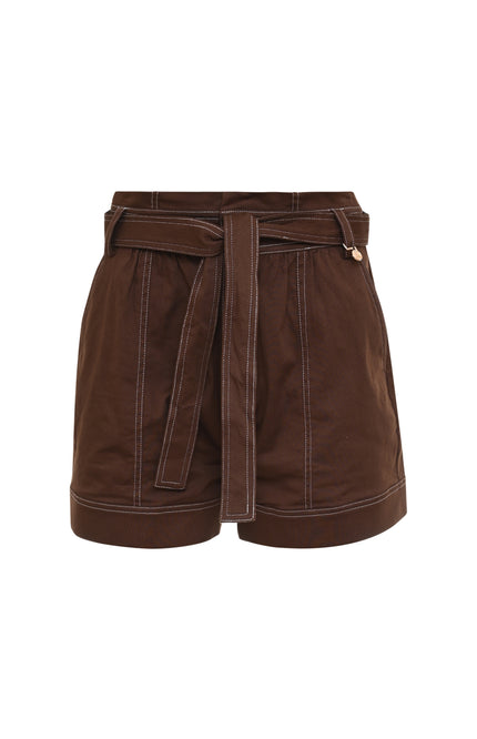 Zizo Short Tova Choco Stretchshop.nl