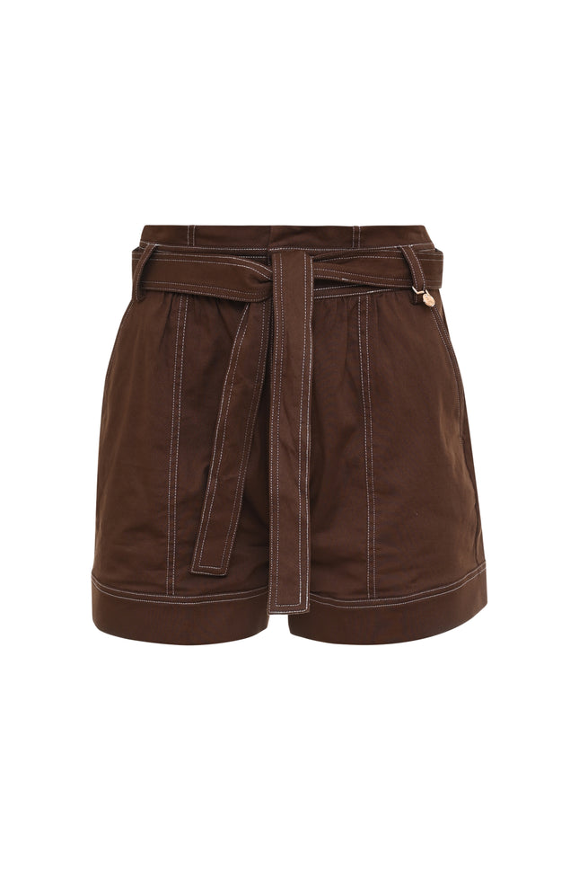 Zizo Short Tova Choco Stretchshop.nl