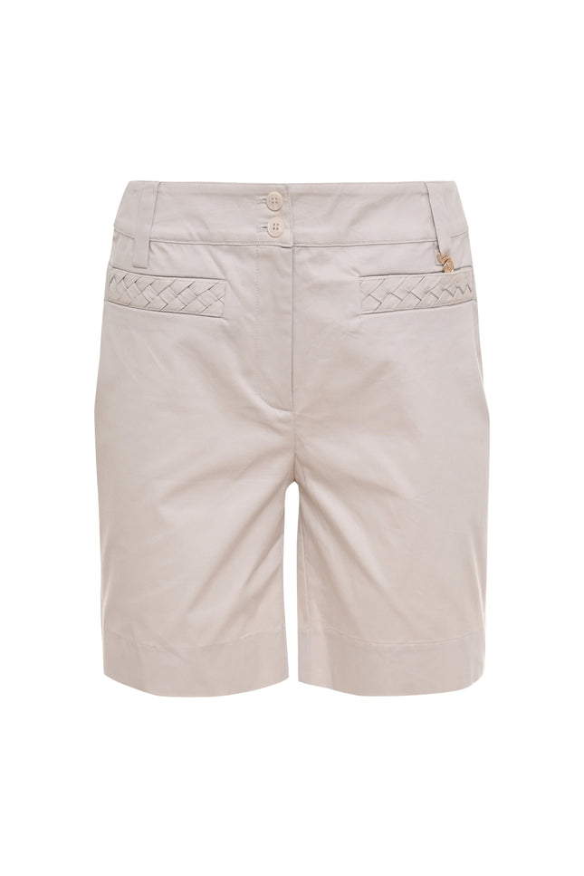 Zizo Short Thannie Light Sand Stretchshop.nl