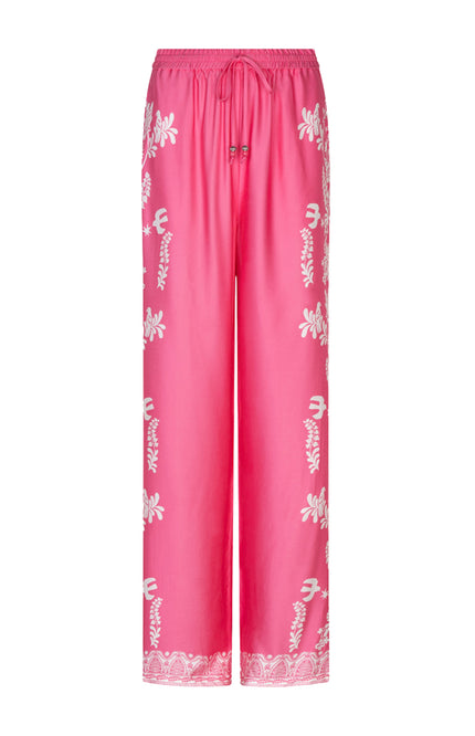 EsQualo Broek Paradise Print HS26.10212 Stretchshop.nl