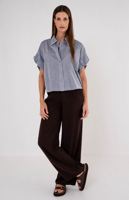 Zizo Broek Jayla Choco Stretchshop.nl