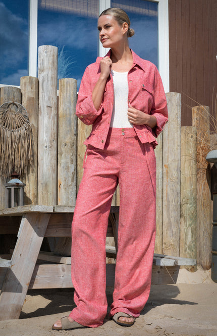 Zizo Jacket Toettie Persian Red Stretchshop.nl