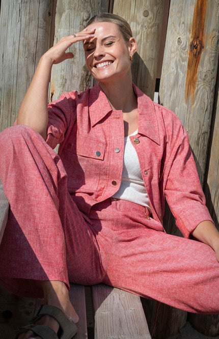 Zizo Jacket Toettie Persian Red Stretchshop.nl