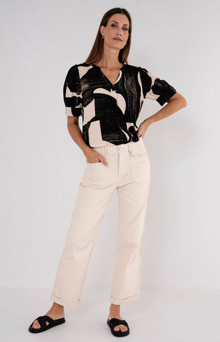 Zizo Broek Trichet Light Sand Stretchshop.nl