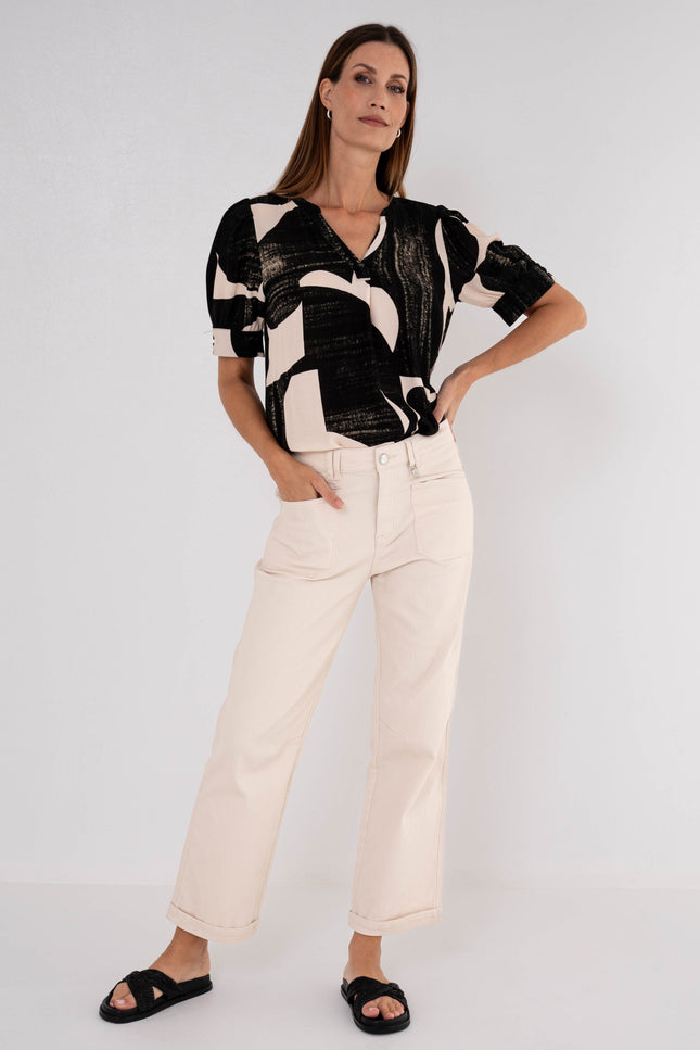 Zizo Broek Trichet Light Sand Stretchshop.nl