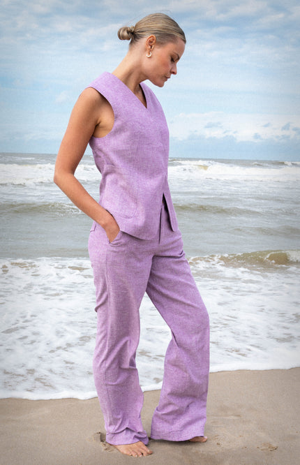 Zizo Broek Jaylan Lilac Stretchshop.nl