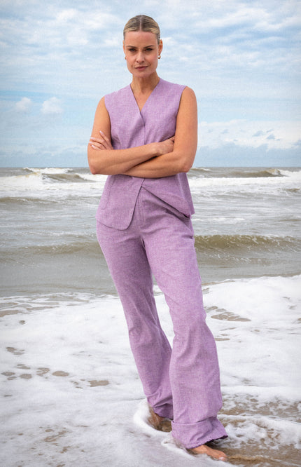 Zizo Broek Jaylan Lilac Stretchshop.nl