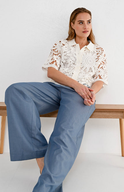 Zizo Broek Tatum Jeans Blue Stretchshop.nl