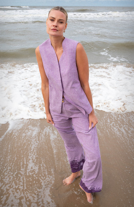 Zizo Gilet Toss Lilac Stretchshop.nl