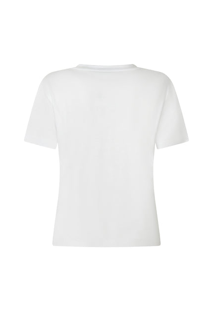 Zoso T-Shirt Jolie White Black 263 Stretchshop.nl