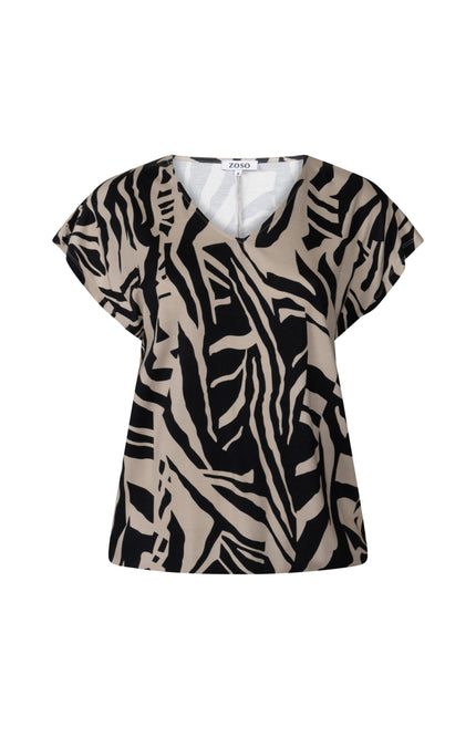 Zoso Top Roos Black Sand 263 Stretchshop.nl