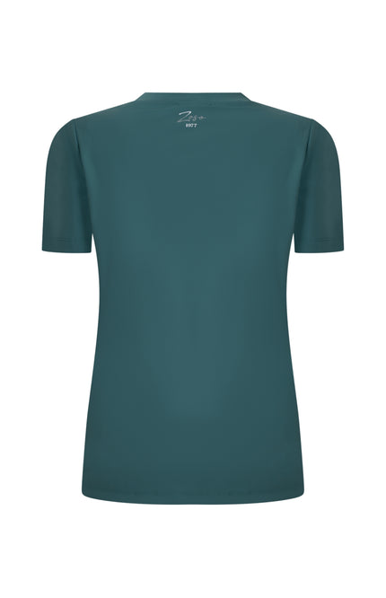 Zoso Travel T-Shirt Sandy Green 263 Stretchshop.nl