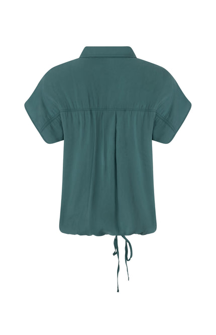 Zoso Blouse Elise Green 263 Stretchshop.nl