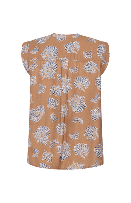 Zoso Blouse Moniek Summer Camel 262 Stretchshop.nl