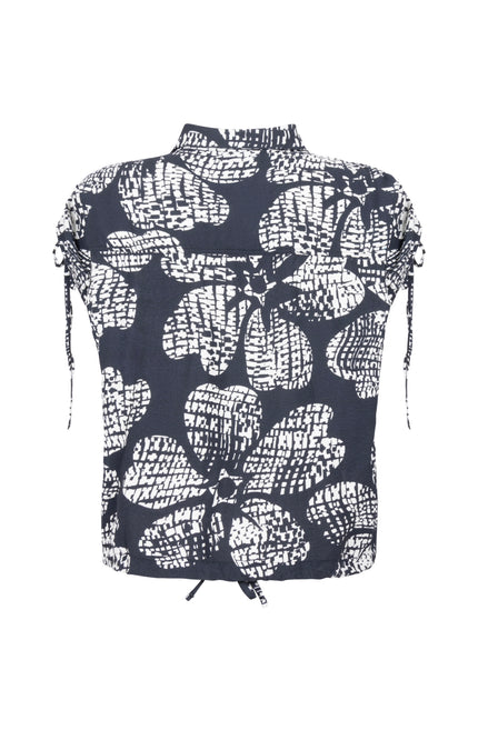 Zoso Blouse Charly Navy 262 Stretchshop.nl