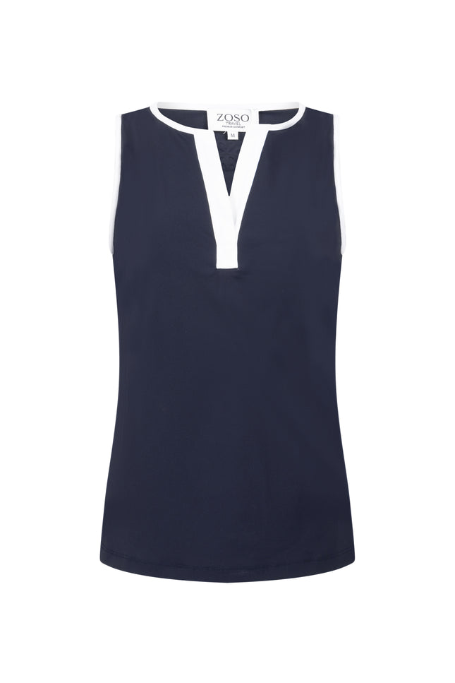 Zoso Travel Top Jessica Navy 262 Stretchshop.nl