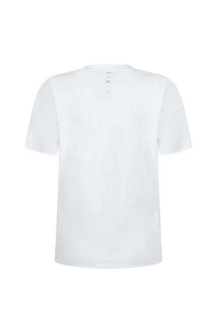 Zoso Travel T-Shirt Jessy White Navy 262 Stretchshop.nl