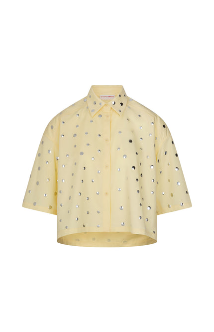 Studio Amaya Blouse Mara Yellow Stretchshop.nl