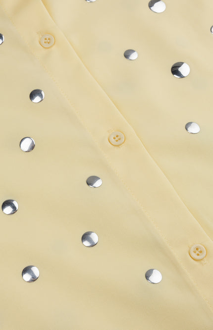 Studio Amaya Blouse Mara Yellow Stretchshop.nl