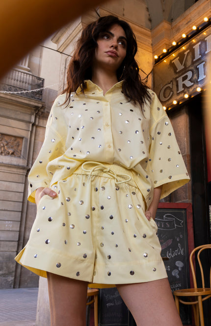 Studio Amaya Short Niv Yellow Stretchshop.nl