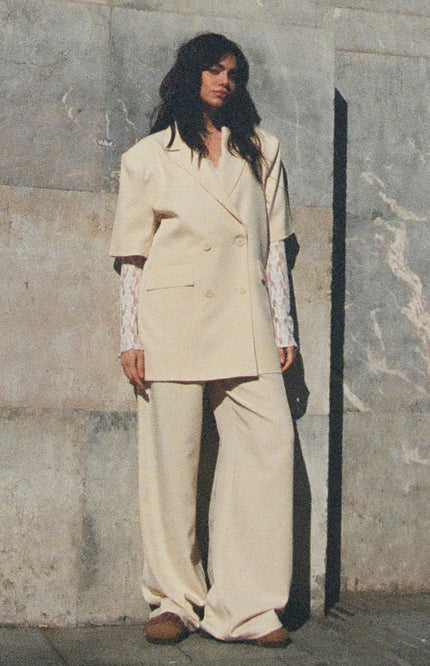 Studio Amaya Blazer Fendi Beige Stretchshop.nl